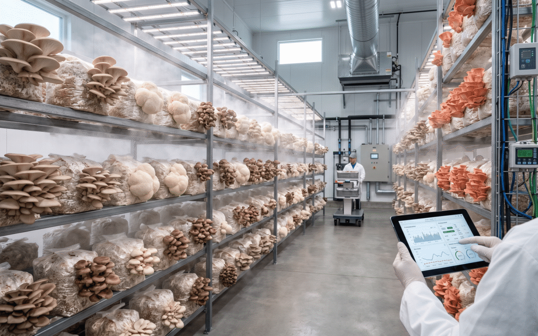 Mastering the Flush: Why Automation in Controlled Environment Agriculture (CEA) Is the Future of the Mushroom Industry