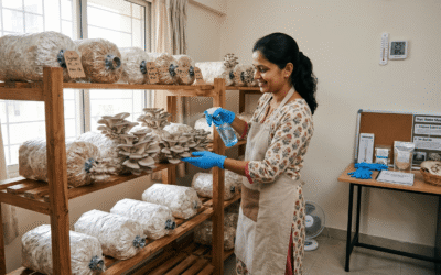 How to Start Mushroom Farming at Home in India: The Complete Step-by-Step Guide for 2026
