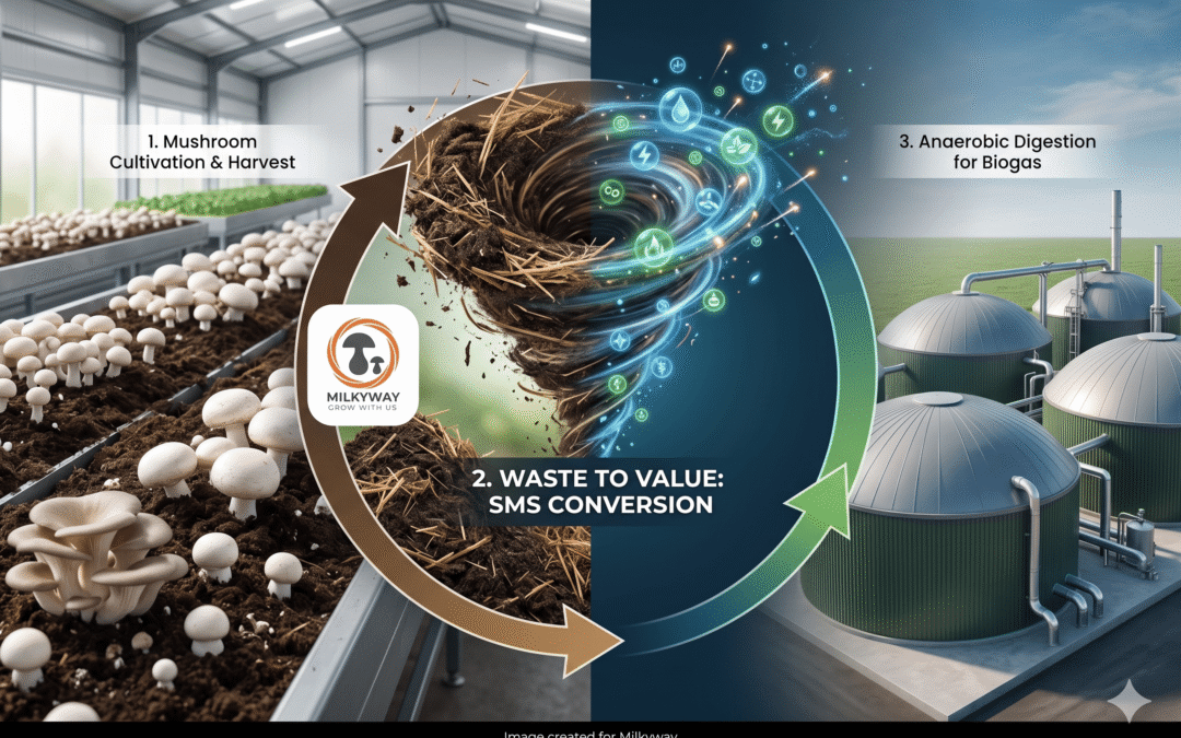 From Spent Mushroom Substrate to Biogas: How Mushroom Farms Can Turn Waste Into Value