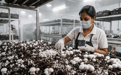 Commercial Mushroom Farming: How to Prevent Pinhead Abortion in Button Mushroom Cultivation
