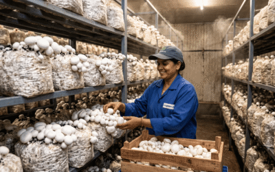 Why 40% of commercial mushroom batches underperform (and the ₹/kg math behind spawn quality)